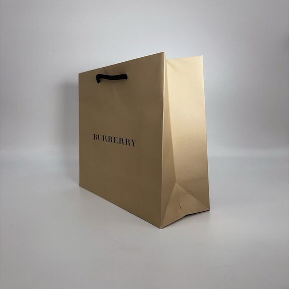 AUTHENTIC Burburry Small 9x7.75x3.25 Luxury Gift Paper Shopping Luxury Bag New - Picture 3 of 9